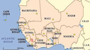 Cameroon, central african republic, chad, gambia, ghana, guinea, ivory coast, liberia, mali, mauritania, nigeria, senegal, sierra leone and. West Africa Map Youtube