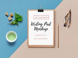 Wooden Writing Pad Mockup Mockupworld Writing Pad Free Mockup Mockup