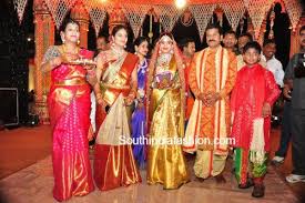 Revanth Reddy Daughter Nymisha Reddy S Wedding South India Fashion India Fashion Bridal Saree Saree