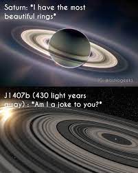 J1407b is the first exoplanet or brown dwarf discovered with a ring system by the transit method. 368 Likes 3 Comments Astrogeekz On Instagram J1407b Situated 430 Light Years Away Has Ring System 200 Times Large Light Year Saturn Astronomy Photography
