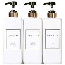You may need consider between hundred or thousand products from many store. Black Harra Home Modern Gold Design Pump Bottle Dispenser For Bathroom 800ml Refillable Empty Shower Shampoo White Plastic Bottles With Pump Set For Lotion Body Wash And Massage Oils Pack Of