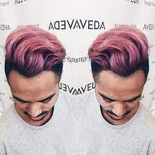 Pink Ombre Hair Color Men S Haircut And Color Aveda Tangerine Salon Men Hair Color Mens Hair Colour Ombre Hair