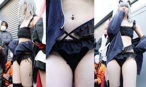 フェチ動画】4K！むっちり太ももと白い肌が眩しい伊織○え似の美小女コスプレイヤーの水着姿を街中での囲み撮影 | アダルト動画・画像のコンテンツマーケット  Pcolle