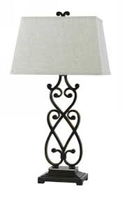 The Bookend Store Iron Lamp Wrought Iron Table Lamp