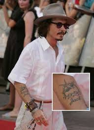 In 2003, johnny depp portrayed captain jack sparrow in the first pirates of the caribbean film—which was a great success and spawned four sequels. Johnny Depp Tattoos List Of Johnny Depp Tattoo Designs