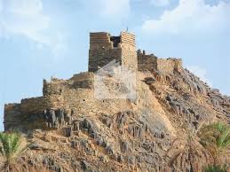 إحدى القلاع في قرية المعدن في مركز صمخ بمحافظة بيشة monument valley natural landmarks monument