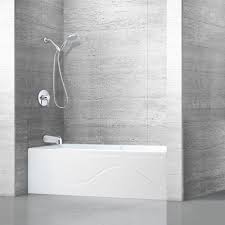 Perfect for tighter spaces, smaller homes, and. Duo Bilal 60 X 32 Alcove Apron Bathtub With Chrome Tub Shower Faucet Left Side Drain Bath Depot