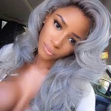 Resultado de imagen de pelo gris en mujeres afro