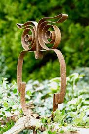 Stahlband Eule Metall Gartenskulpturen Metall Gartenkunst Metallkunst Skulptur
