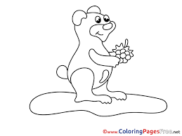 Bears coloring pages for kids you can print and color. For Free Bear Coloring Pages Download