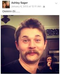 This was a fun night! When Eli walked in he gave us all a laugh with his  weird mustache!