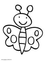 Select one of 1000 printable coloring pages of the category kids. Butterfly Coloring Pages Free Printable Pictures For Kids