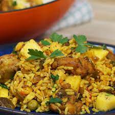 Sunshine Chicken Rice Chicken Thigh And Rice Recipe Chicken Rice Proper Tasty