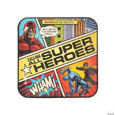 Our superhero party supplies won't disappoint when you throw him the greatest superhero party of all time! Comic Superhero Paper Dinner Plates 8 Ct Oriental Trading