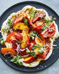 Nyt Cooking On Instagram A Wonderful Refreshing Salad Easy To Make And A Pleasure To Eat We Ll Have It Again This Week Alexaweibel S Tomato And Peach S