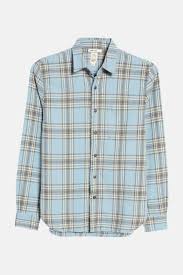 Men's Kato Ripper Flannel Shirt - Light Blue | Garmentory
