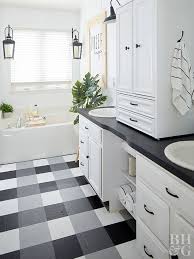 How To Paint Buffalo Check Vinyl Flooring Painted Vinyl Floors Bathroom Floors Diy Vinyl Flooring