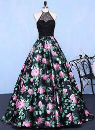 @kristy_stafford florals making me happy this morning. Stylish A Line Floral Pattern Long Prom Dress Formal Dress Girlideas
