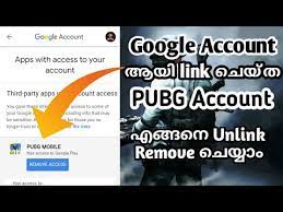 How To Unlink Remove Google Account From Pubg Mobile Youtube