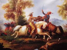 Batalla 5 de mayo de 1862, retrato anónimo que refleja la distribución de la avanzada mexicana frente a los militares franceses. Cinco De Mayo And The American Civil War Mexican Paintings Mexican Art Western Art