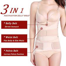 Postpartum Belt 3 In 1 Girdle Post Belly Belt After Birth Belly Band Postpartum Support C Section Recovery Belt 4 Sizes Aliexpress
