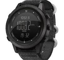 North Edge APACHE-46 Men’s Outdoor Sports Watch — Altimeter, Barometer,  Waterproof Durable - Black