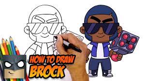 To mp3, mp4 in hd quality. How To Draw Brawl Stars Brock Step By Step Youtube