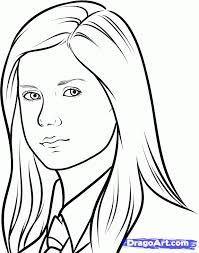 Ginny Potter Colouring Pages Harry Potter Colors Harry Potter Coloring Pages Harry Potter Portraits