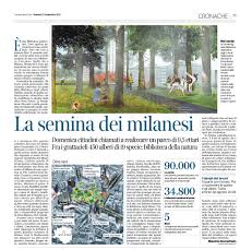 Precision seeding is the gaspardo specialty with a range that covers the most varied requirements. Corriere Della Sera The Seeding Of Milan Stefano Boeri Architetti