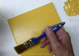 Add a few drops of yellow if the shade is too dark or a bit more orange if it's too bright. Prepare A Canvas With A Warm Yellow Mix Outlines Art Materials