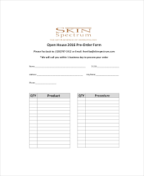 Maybe you would like to learn more about one of these? Free 10 Sample Product Order Forms In Ms Word Pdf