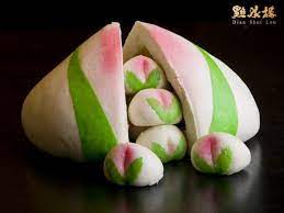 點水樓 中式經典點心 母子壽桃 chinese cake steamed cake chinese dishes