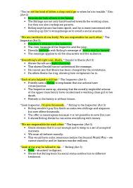 An Inspector Calls Quotes Inspector Calls An Inspector Calls Quotes An Inspector Calls Revision
