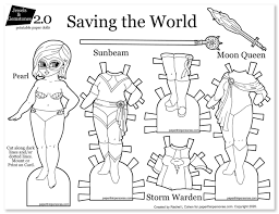 Cut out dolls black white / policeman paper doll cut out and colour kids activity kiddycharts. Cut Out This Super Cute Superhero Paper Doll With Pearl Laptrinhx News