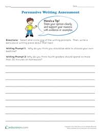 Students will construct paragraphs that are organized to support their opinions about a given topic. 4th Grade Writing Worksheets Free Printables Education Com
