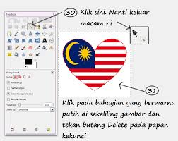 = warna putih melambangkan keluhuran budi. Lukisan Gambar Bendera Malaysia Hitam Putih Cikimm Com