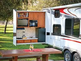 Camper kitchens are typically small spaces without much storage. Top 5 Travel Trailer Outdoor Kitchen And Entertainments