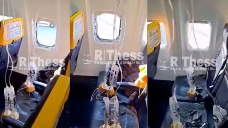 Una ventanilla se rompió en el aire y un pasajero fue succionado parcialmente - InfoYa