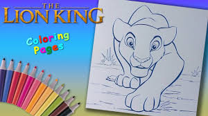 Lion King Coloring Book Pages For Kids Coloring Lioness Nala Youtube