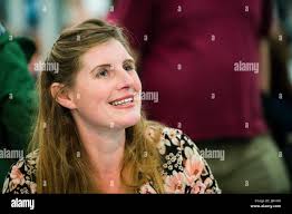 Amanda Owen, hill farmer and author of 'A Year in the Life of a Yorkshire  Sheperdess', appearing at the 2017 Hay Festival of Literature and the Arts,  Hay