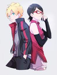 See more ideas about boruto and sarada, boruto, boruto x. Sarada And Boruto Fanart 770x1021 Wallpaper Teahub Io