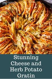 Stunning Two Potato Gratin Recipe Potato Side Dishes Recipe In 2020 Potato Recipes Side Dishes Potato Side Dishes Potato Gratin