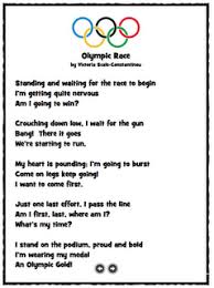 Olympic Race Poem Sports Poems Kids Poems Olympic Games For Kids