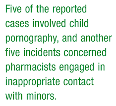 My wife has 4 prescriptions she'll have to bring with her. Sexual Misconduct By Pharmacists Part 2 An Examination Of Cases