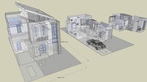 Banyak desain rumah yang bisa anda jadikan pilihan, di tahun 2016 ini desain rumah minimalis masih menjadi tren yang masih diminati. Rumah Minimalis Detail Floor Plan 3d Warehouse