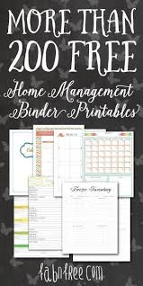 More Than 200 Free Home Management Binder Printables Fab N Free Home Management Binder Home Binder Home Management