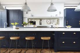 With so many hues to choose from, there's a shade of blue out there for every style, mood, and paint preference. Dark Blue Kitchens Images Gallery Kitchen Magazine
