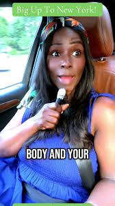 in New York Girl Singing in A Car