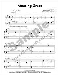 Below is amazing grace with notes made easy to read, for reluctant note readers. Amazing Grace Very Easy But Big Sound Piano Sheet Music