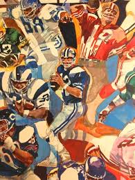 1960 S Nfl Poster Nfl Football Art Football Artwork Football Art